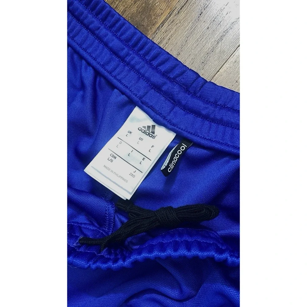 Adidas Climacool Tiro Track Pants Mens Large Blue Soccer Training Drawstring
